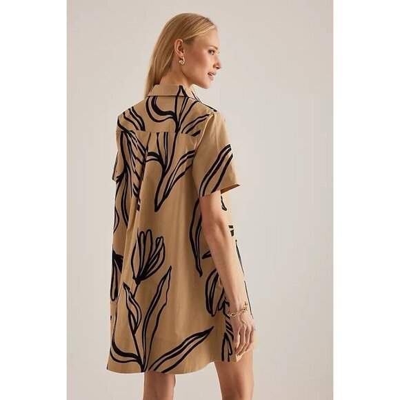 NWT Size XS -The Pollie Short-Sleeve Cotton Swing Tunic Mini Dress (NWT US$ 148) - Picture 4 of 16